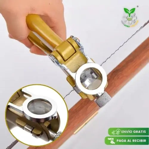 Mega combo pinza, regla y broca para carpinteria