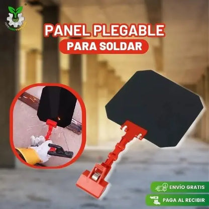 Panel plegable para soldar