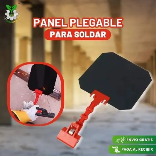 Panel plegable para soldar