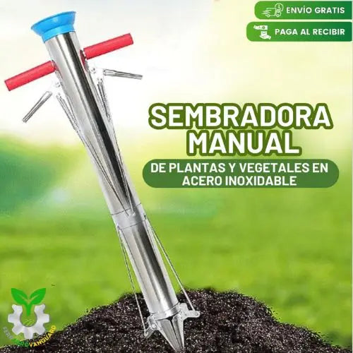 Sembradora Manual en Acero inoxidable