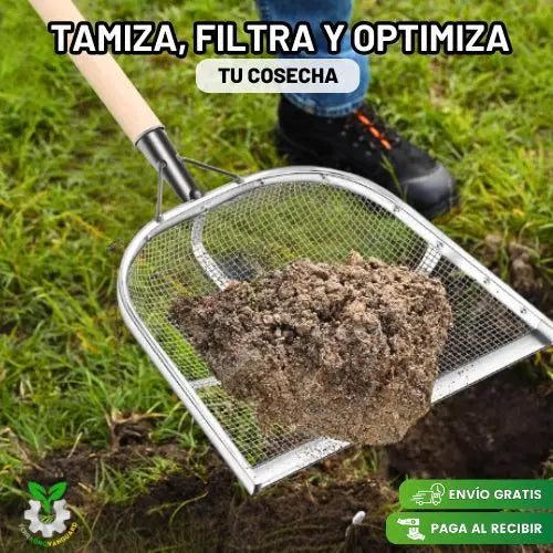 Pala Tamizadora de Filtro en Acero Inoxidable ShovelMax