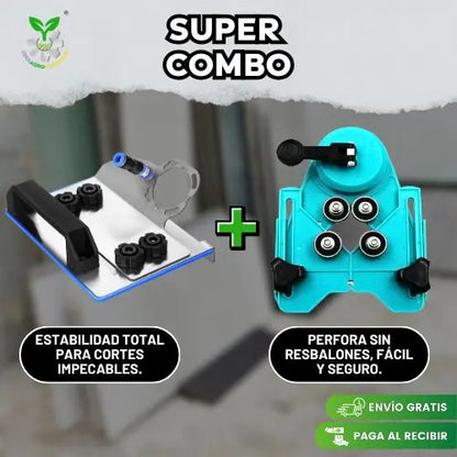 Combo Soporte bisel y Soporte Perforación