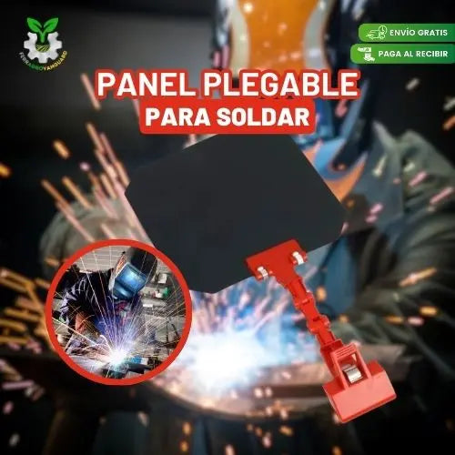 Panel plegable para soldar