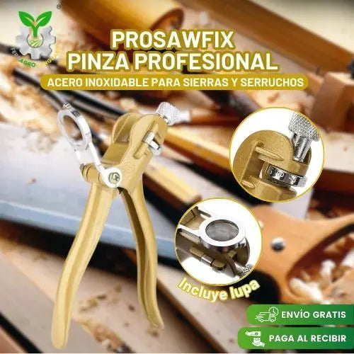 Pinzas profesionales para arreglar dientes de sierra ProSawFix®