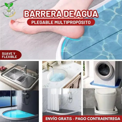 Barrera de Agua Plegable Multipropósito